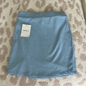 Forever 21 Light Blue Mini Skirt Size US Small